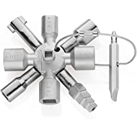 KNIPEX TwinKey Llaves para armarios de control para armarios y sistemas de paso estándar (92 mm) 00 11 01